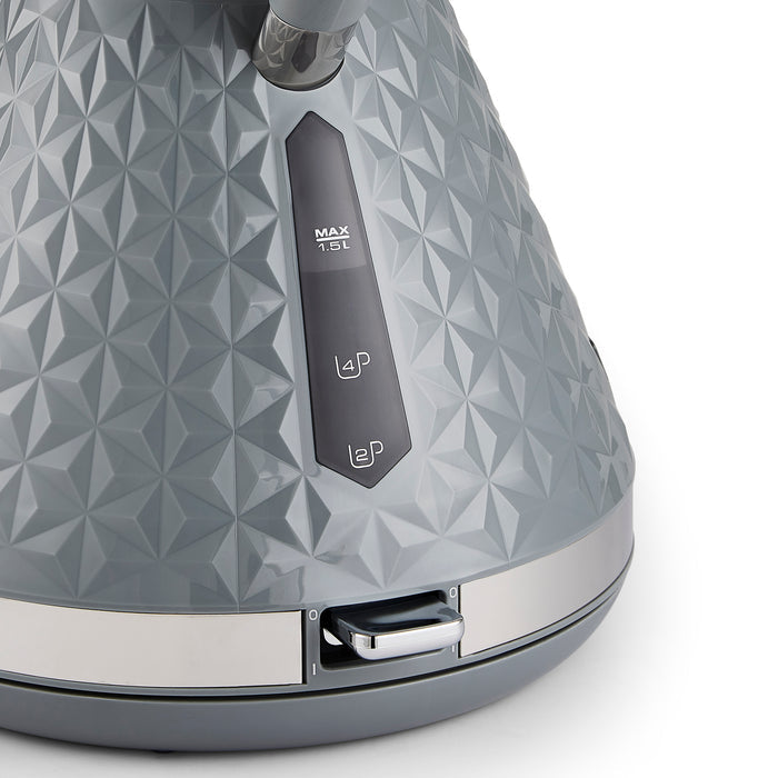 Vector 1.5L Pyramid Kettle - Grey