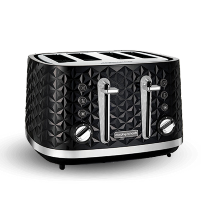 Vector Black 4-Slice Toaster