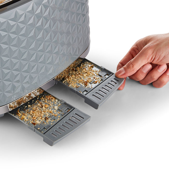 Vector Grey 4-Slice Toaster