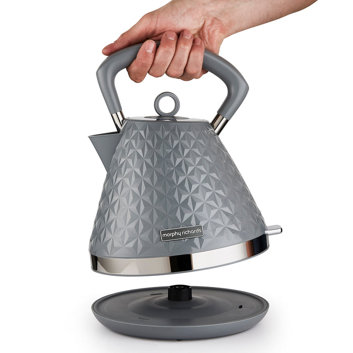 Vector Kettle and Toaster Set - Grey