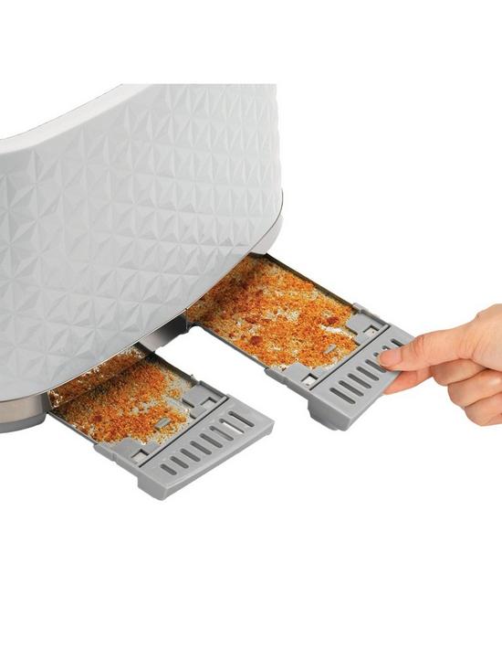Vector White 4-Slice Toaster