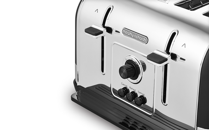 Venture Black 4-Slice Toaster