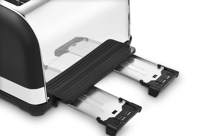 Venture Black 4-Slice Toaster