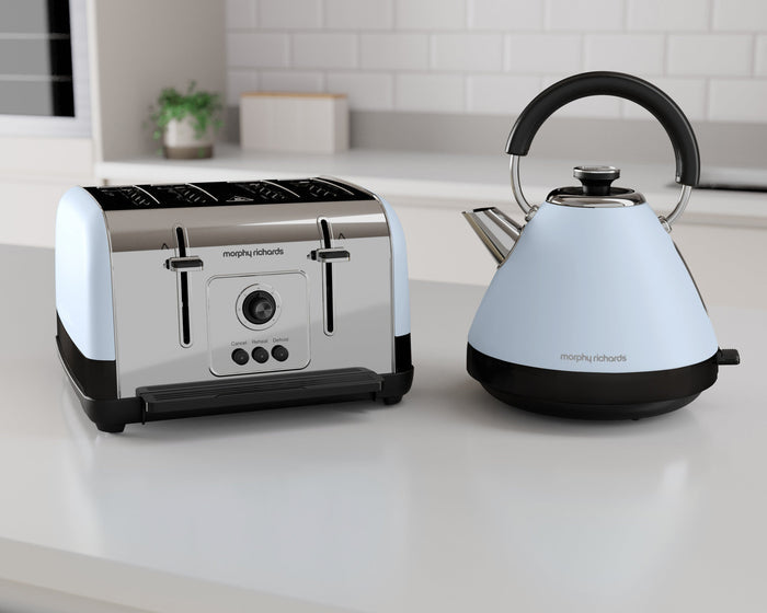 Light Blue Toaster and light Blue Kettle