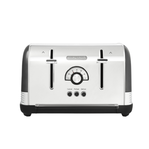Venture Retro Black 4-Slice Toaster