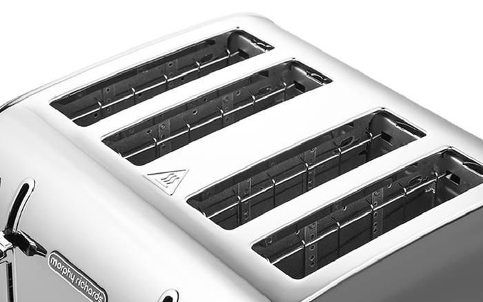 Venture Retro Black 4-Slice Toaster