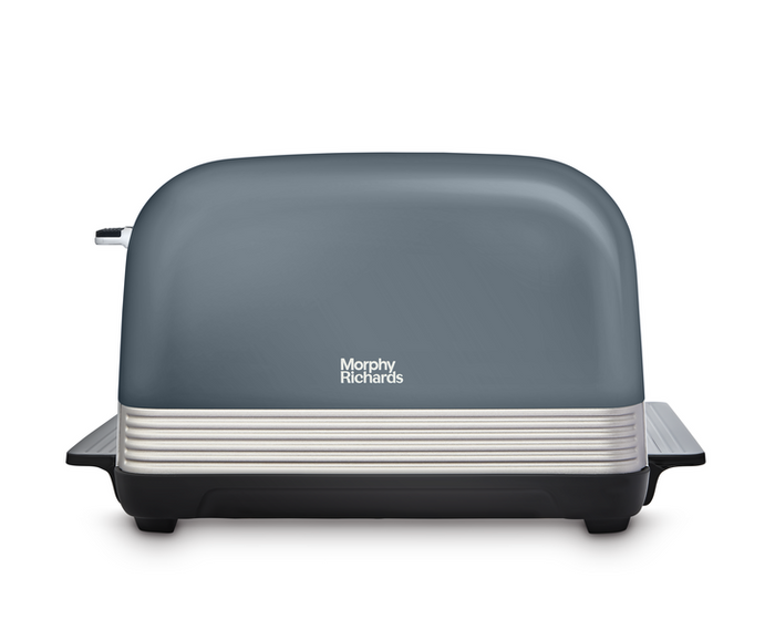 Venture Retro Blue Kettle and Toaster Set - Basalt