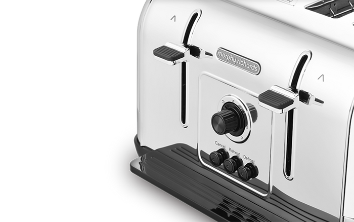 Venture White 4-Slice Toaster