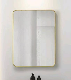 Vertical & Horizontal Rounded Rectangular Shape Aluminium Frame 28mm - Green Gold