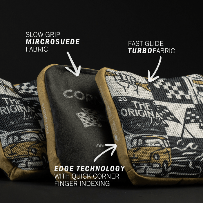 Vintage Racing Limited Edition Synergy Edge Cornhole Bags | 07.25 Drop - American Cornhole Association