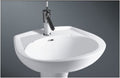 VINTY Wall Hung Wash Basin c/w Fixing Bolts - White
