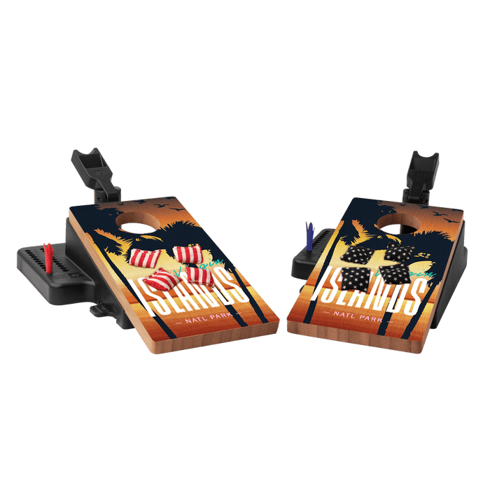 Virgin Islands Double Chuck Mini Cornhole Tabletop Game, - American Cornhole Association