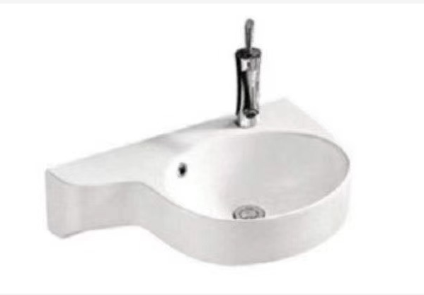 Wall Hung Basin c/w Fixing Bolt - White