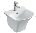 Wall Hung Wash Basin c/w Fixing Bolts - White