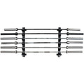 Wall Mountable Horizontal Bar Holder - 6 Bars - Strength Shop