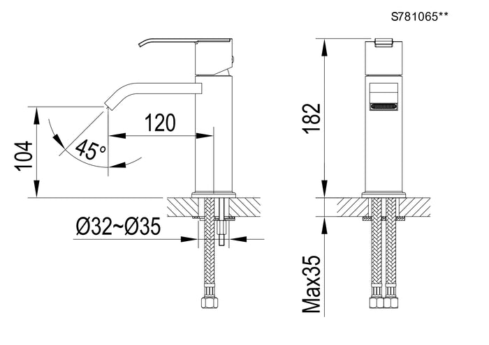 Wash Basin Mixer - Chrome