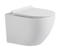 Washdown Spinning Flush Wall Hung WC Complete Set with UF Seat Cover (P-180mm) - White
