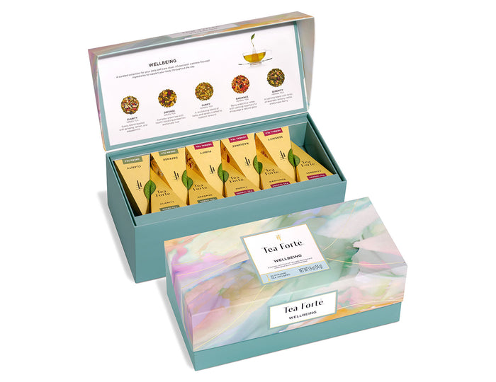 Wellbeing Presentation Boxes, lid closed and open