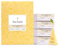 White Ginger Pear Event Box 40ct, open with infuser