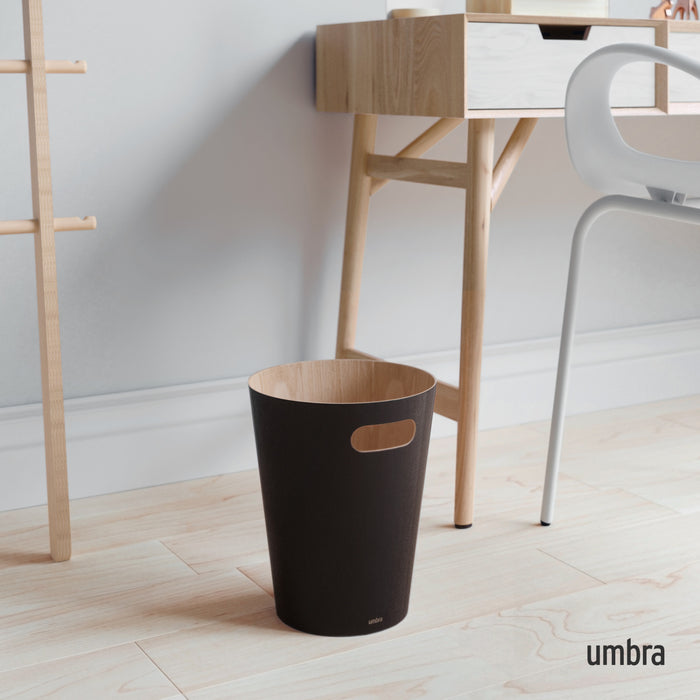 Bathroom Trash Cans | color: Black