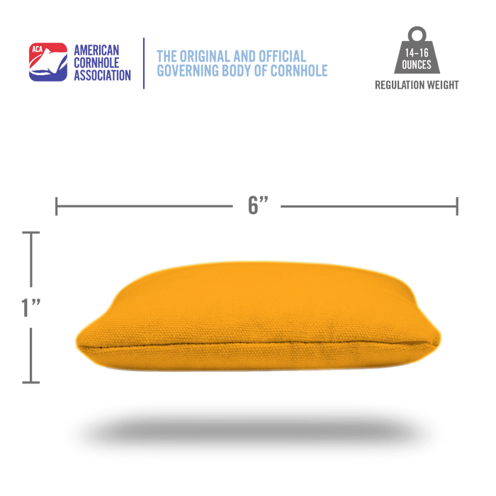 Yellow Daily 66x Cornhole Bags - American Cornhole Association
