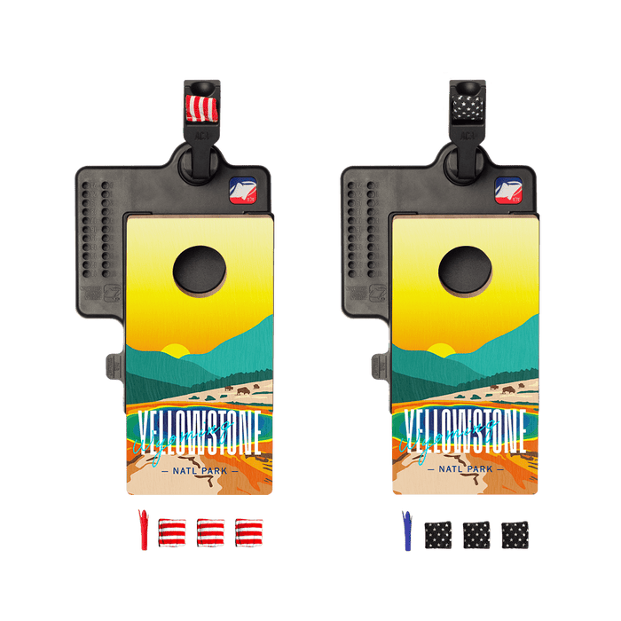 Yellowstone Double Chuck Mini Cornhole Tabletop Game, - American Cornhole Association